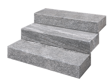 Blockstufen Gneis Urban Grey Line freigestellt