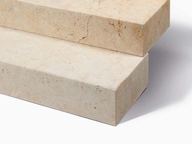 Blockstufen Kalkstein Cremona zugeschnitten