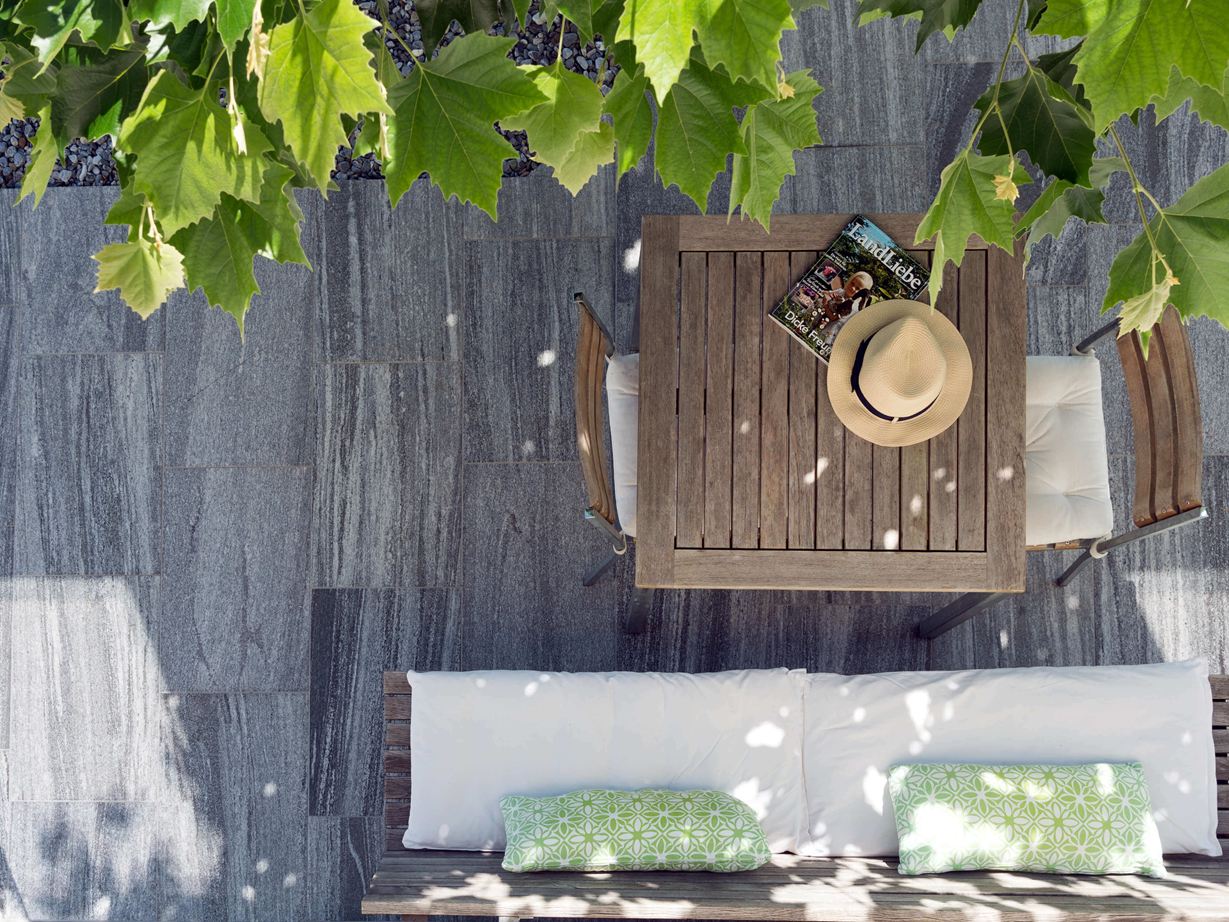 Granit Urban Grey Line Terrasse von oben