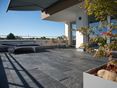 Dachterrasse mit Schieferplatten Black Rustic