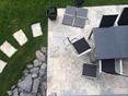 Kundenfoto Travertin-Platten Silver, Terrasse mit Sitzgruppe