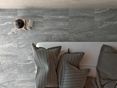 Edel und modern: Fliesen Dolomit Silver Wohnzimmer mit Granitoptik-Fliesen Dolomit Silver von oben